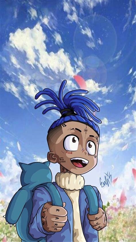 Xxxtentacion Caricatura Publicada Por Zoey Peltier Suprema Xxxtentacion Fondo De Pantalla Del