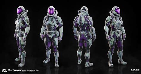 Christopher Cao Mass Effect Andromeda Heleus Armor Set