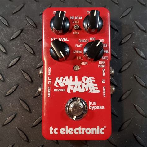 Tc Electronic Hall Of Fame Reverb Pre Rocked Pedals Reverb