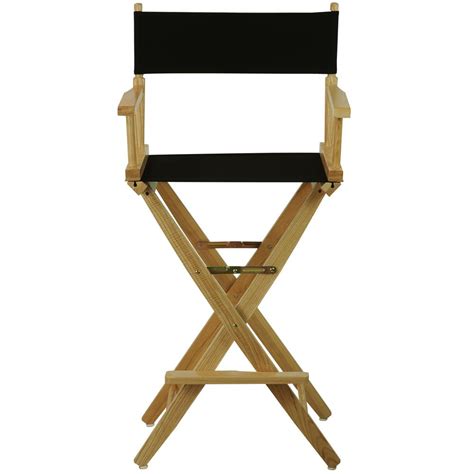 These personalized director chairs are incredibly powerful and straightforward to pop open when you get ready tough joints are the most essential factor in long lived directors chairs. American Trails 30 in. Extra-Wide Natural Wood Frame/Black ...