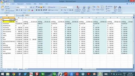 Sample Spreadsheet For Small Business 2 —