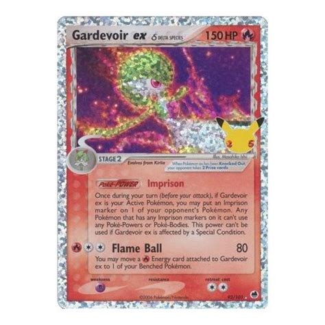 Gardevoir Ex 93101 Swsh Celebrations Classic Collection Holo Ultra