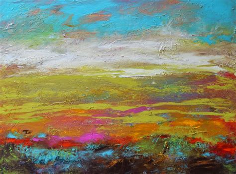 Shop unique fine art, craft, and design by today's most remarkable artists. .: New Abstract Landscape Coastal Original Painting by ...