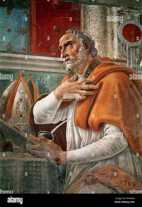 Saint Augustine Portrait Stock Photo Alamy