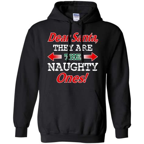 dear santa they are naughty funny christmas t shirts men women noel ts tees kinihax