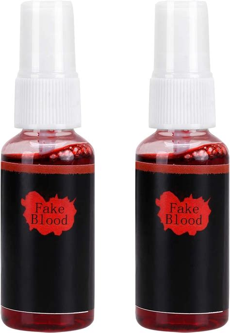 Amosfun Halloween Fake Blood Makeup Spray Artificial Blood Toy Cosplay
