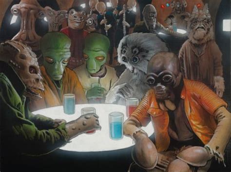 Told your boss that you have moved to a galaxy far far away. Spotlight of the Week - Mos Eisley Cantina: Watch Your Step | Star wars poster art, Star wars ...