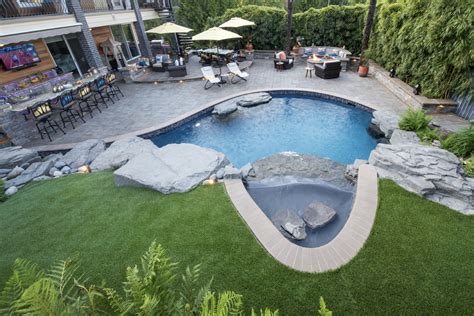 Inground Pool Backyard Design Paradise Restored Landscaping