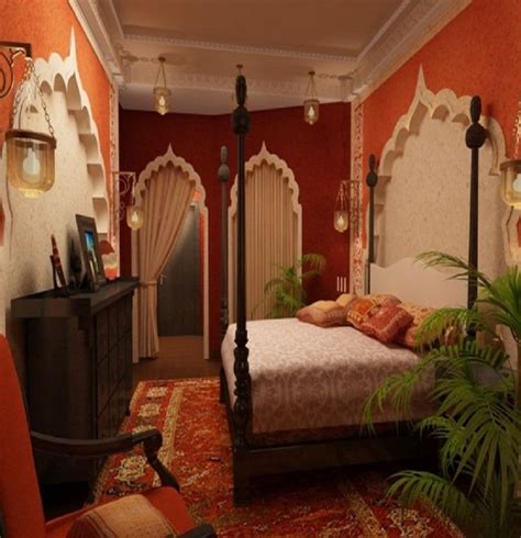 Bedroom Decorated In Indian Style Indian Style Bedroom Interior Bedroom Decor Bedroom Ideas