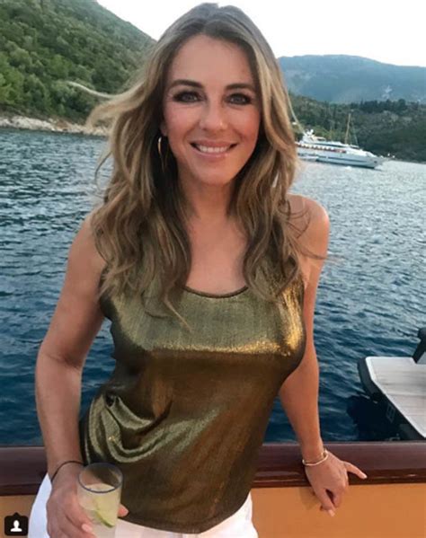 But there was no sign of liz hurley embracing anything other than timeless 'i am a little bit heavier than back then': Liz Hurley Instagram: Hugh Grant's ex's swimsuit rides ...