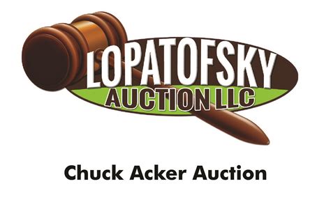 Chuck Acker Auction — Lopatofsky Auctions