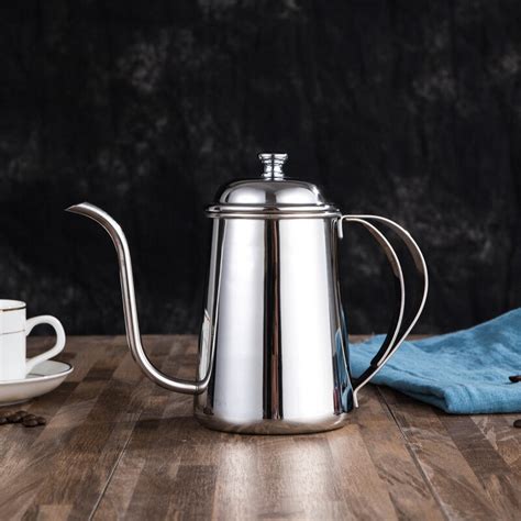 Turkse Koffie Pot Met Deksel Coffe Maker Rvs Zwanenhals Waterkoker