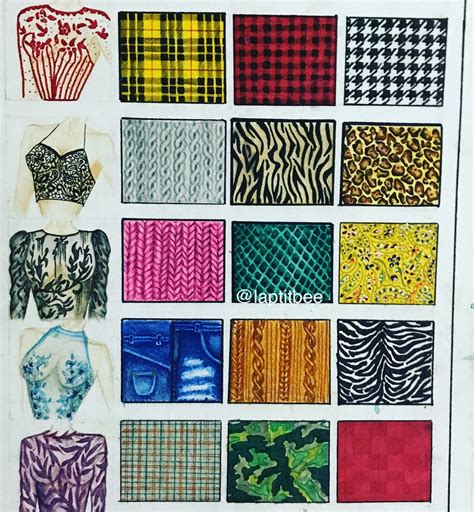 Fabric Texture Drawing Fashion Drawing Tutorial Textile Pattern