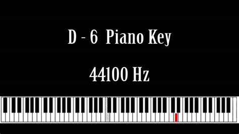 D 6 Piano Key Note Sound Effect Free High Quality Sound Fx Youtube