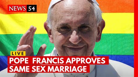 Pope Francis Approves Blessings For Same Sex Couples In Landmark Ruling