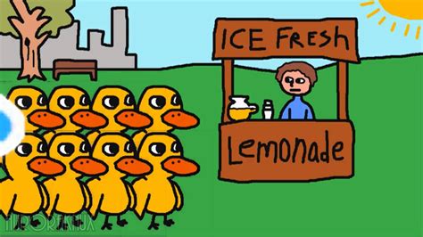 ytp short lemonade stand guy files a restraining order against a crudely drawn duck youtube