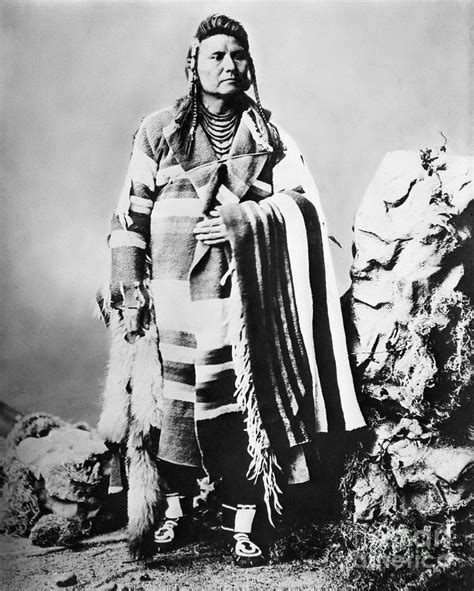 Chief Joseph Of The Nez Perce Tribe By Bettmann
