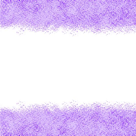 Elegant Purple Glitter Frame Border Purple Glitter Glitter Border Purple PNG Transparent