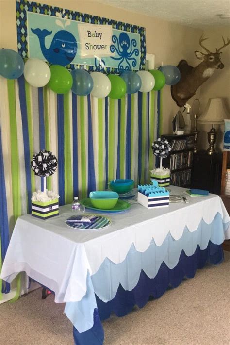 See more ideas about baby shower, whales baby shower, baby shower themes. My sisters baby shower | Whale baby shower | Pinterest ...