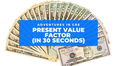 How To Calculate Present Value Factor 30 Second Cre Tutorials Youtube