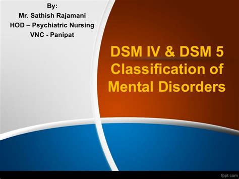 Differences Between Dsm Iv And Dsm 5
