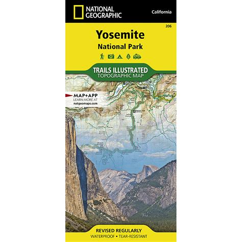 Yosemite National Park Map Geographica