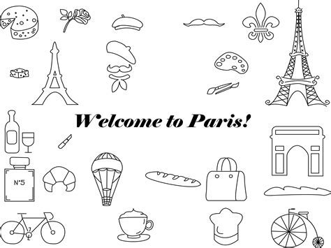 Paris Doodles Hand Drawn Collection Graphic By Manolache44 · Creative