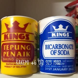 If left unopened and kept in a cool. Serbuk Penaik Kings Baking Powder 100g Tepung Penaik ...