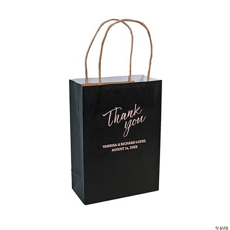 6 12 X 9 Bulk Personalized Medium Thank You Kraft Paper T Bags