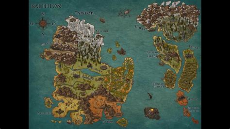 Fantasy World Map Template
