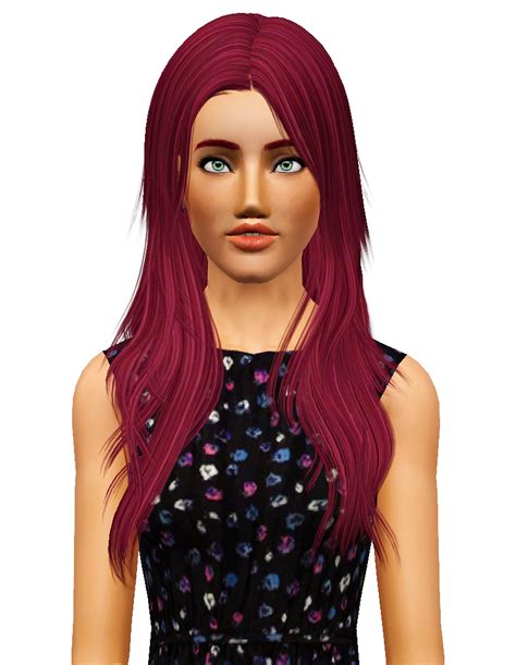 Pink And Fluffy Hairstyle For Her By Kijiko Sims 3 Hairs