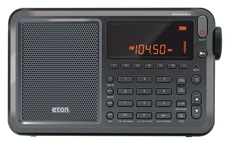 ETON Digital Mini Shortwave Radio, Mineral Gray, AM/FM, SW1, Width 6 5 ...