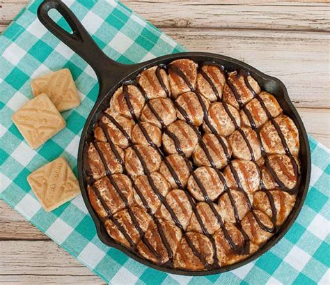 Looking for an easy caramel pie recipe? Samoa Pie Dip with Marshmallows - Dip Recipe Creations