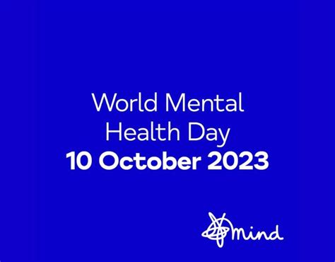 World Mental Health Day 10 October 2023