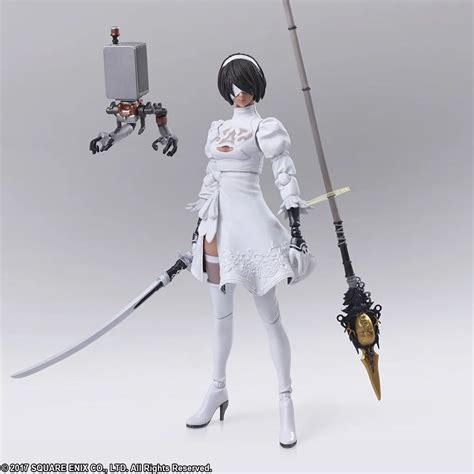 Nier Automata Bring Arts Releases Official 2p Figure And Improved 2b