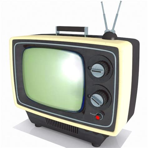 Modèle 3d De Télévision Vintage Turbosquid 885260