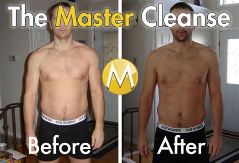 Master Cleanse Before And After