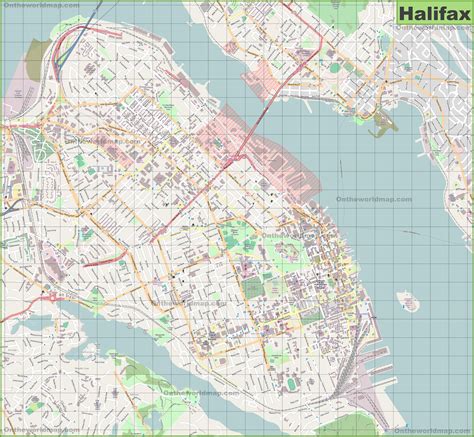 Map Of Halifax Ns Terminal Map