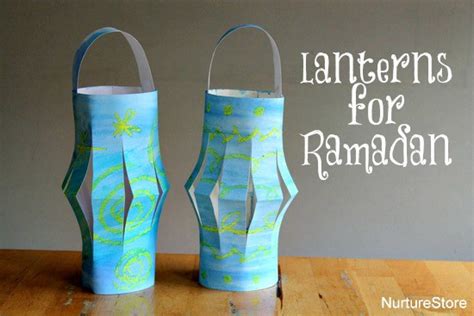 Paper lanterns Ramadan craft - NurtureStore