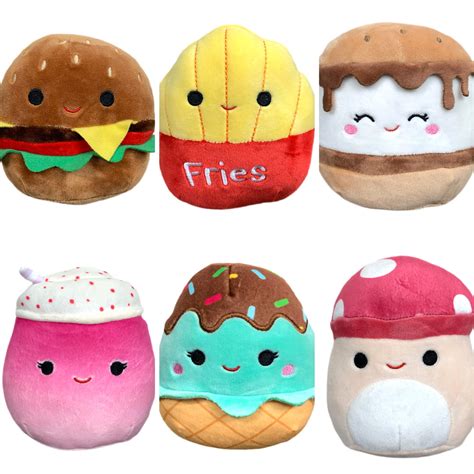 Squishmallow Squad B Food Plush 5 Cute And Quirky Plush