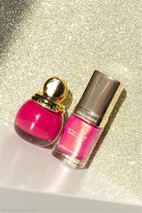 Diorific Precious And Dolce Gabbana Royal Pink Luxury Pink Nail