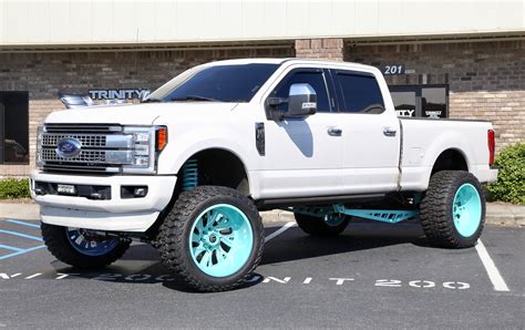 Mcgaughys Lifted F250 Platinum On Fuel Forged Wheels And 38 Mts