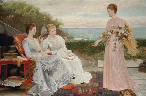 Charles Edward Perugini 1839 1918 The Ramparts Walmer Castle