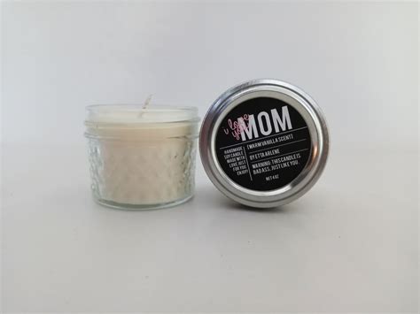 I Love You Mom Candle Handcrafted Scented Candles For Mom Etsy