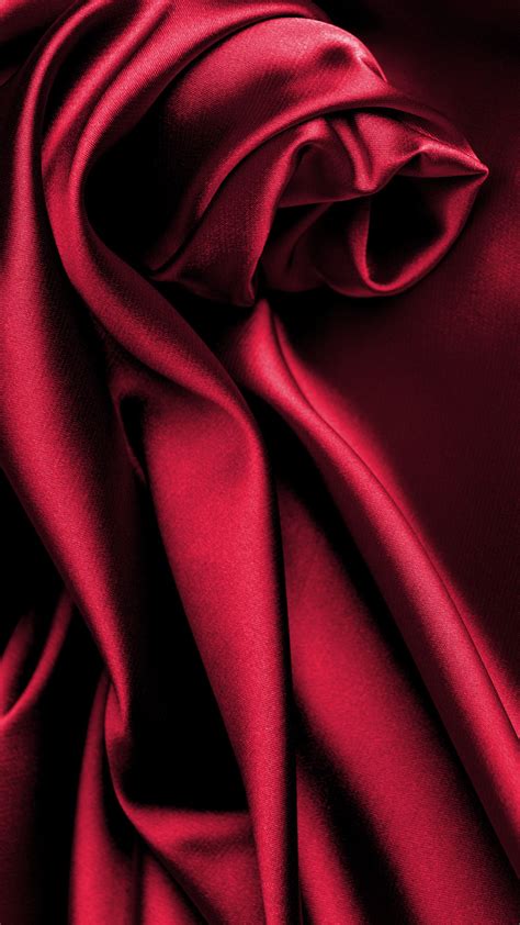 Red Silk Wallpaper En