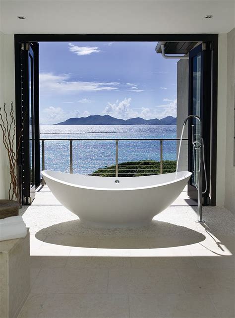 Now what most people wanted in their living rooms, they want in their bathrooms, said vickey barron, director of sales there. 20 Luxurious Bathrooms with a Scenic View of the Ocean
