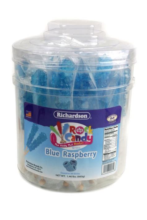 Buy Blue Raspberry Rock Candy Sticks In Bulk At Wholesale Prices Online