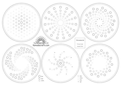 6 punched dotted patterns for leather coasters nomade craftsanddreams