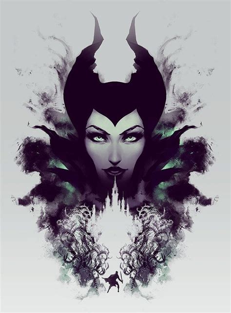 Maleficent Art Print Disney Painting Sleeping Beauty Fairy Tale Illustration Etsy Mal Fique