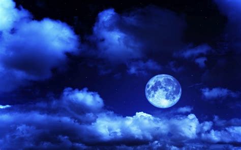 Dark Blue Moon Wallpapers Top Free Dark Blue Moon Backgrounds